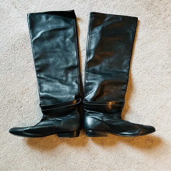 Pour La Victoire Black Boots, Size 8 - Picture 2 of 8